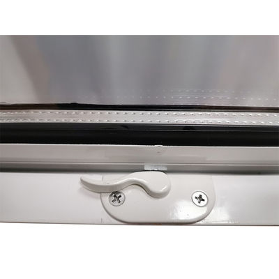 Schermo pieghevole di design moderno UPVC finestra scorrevole su e giù con vetro temperato