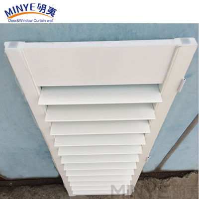 2.5'/3.5'/4.5' Dimensione lama Finestra PVC Disegno chiusura piantagione per la decorazione della villa