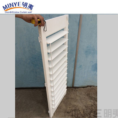 2.5'/3.5'/4.5' Dimensione lama Finestra PVC Disegno chiusura piantagione per la decorazione della villa