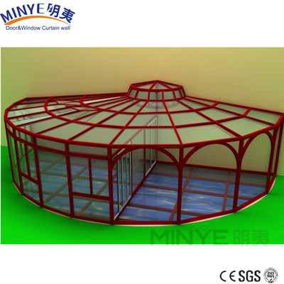 Sala solare in vetro di alluminio con isolamento acustico impermeabile