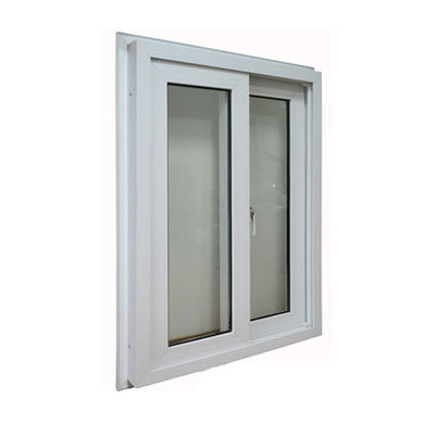 Posizione commerciale Colori personalizzati Finestra scorrevole in UPVC con sistema di macchia in fibra di vetro