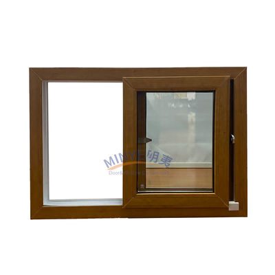 Finestre scorrevoli in UPVC personalizzabili con modello di apertura orizzontale e selezione del colore