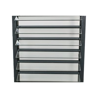 Moderno Disegno Single Double Tempering Coating Low-E Jalousie Window Frame Aluminum