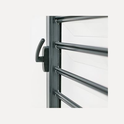 Moderno Disegno Single Double Tempering Coating Low-E Jalousie Window Frame Aluminum