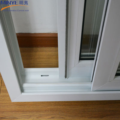 Funzione a prova di vento Vetro a doppio scorrimento vetro UPVC finestre verticali con vantaggio di risparmio energetico