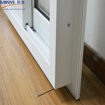 Funzione a prova di vento Vetro a doppio scorrimento vetro UPVC finestre verticali con vantaggio di risparmio energetico