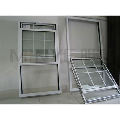 Finestra scorrevole verticale in vinile di Shanghai con acciaio e hardware rinforzato da 1,2 mm