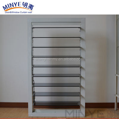 Fenestra decorativa in lega di alluminio per lamelle di vetro da uragano per misure di sicurezza