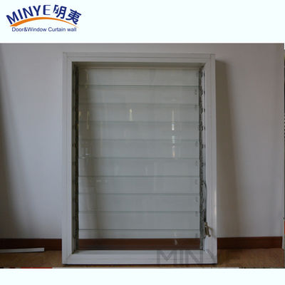 Fenestra decorativa in lega di alluminio per lamelle di vetro da uragano per misure di sicurezza