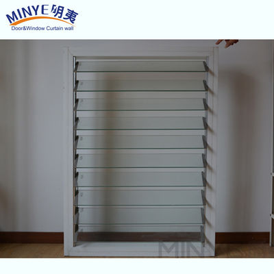 Fenestra decorativa in lega di alluminio per lamelle di vetro da uragano per misure di sicurezza