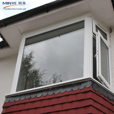 Finestra a doppio vetro di dimensioni personalizzate in Upvc/Pvc per isolamento termico e sonoro