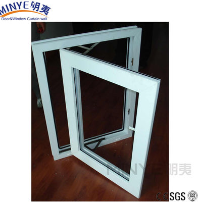 Finestra a doppio vetro di dimensioni personalizzate in Upvc/Pvc per isolamento termico e sonoro