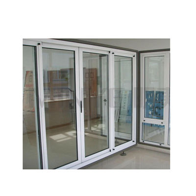 Porta scorrevole in PVC a vetro singolo per isolamento acustico e resistenza al vento nelle Filippine