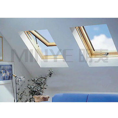 Finestra di tetto in vetro di alluminio personalizzata con lucernario lampeggiante spessore del profilo 2,5 mm/3,0 mm
