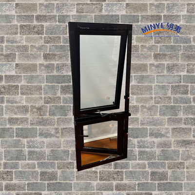 Finestra a doppio vetro a profilo di alluminio con colori personalizzati Australia Standard Glass