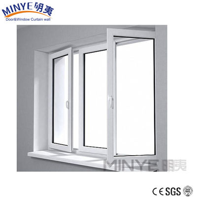 Modello di apertura verticale Cornice in UPVC e vetro Isolamento termico Finestra a casella insonorizzata