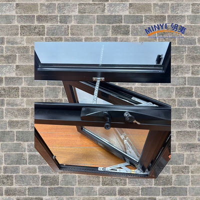 Finestra a doppio vetro a profilo di alluminio con colori personalizzati Australia Standard Glass