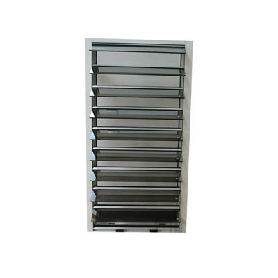 Moderno Design Powder Coating Profilo di alluminio Manuale Open Frosted Glass Plantation Persiane Finestra