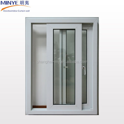 Innovativi colori personalizzati Noise Killer PVC/UPVC Sliding Window con Grill Design
