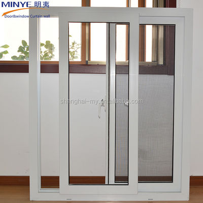Innovativi colori personalizzati Noise Killer PVC/UPVC Sliding Window con Grill Design