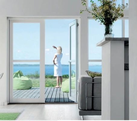 Porta a casella in UPVC con vetro doppio temperato ignifuge e rispettosa dell'ambiente