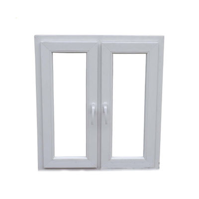 Progettazione di finestre in UPVC/PVC Casement per bagni Resistenza al vento 3500pa Swing Open Style