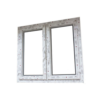 Progettazione di finestre in UPVC/PVC Casement per bagni Resistenza al vento 3500pa Swing Open Style