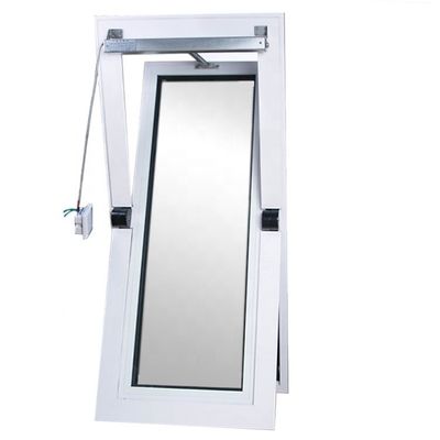 Vetro temperato in lega di alluminio decorativo a centro pivotato Casement Tilt and Turn Window