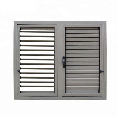 Swing Open Anti-Theft Shutter Design Louvre Finestre con schermo di sicurezza