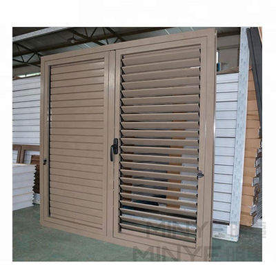 Swing Open Anti-Theft Shutter Design Louvre Finestre con schermo di sicurezza