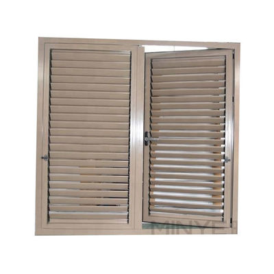 Swing Open Anti-Theft Shutter Design Louvre Finestre con schermo di sicurezza
