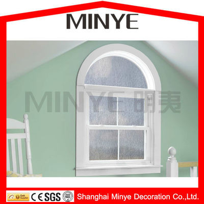 1.4mm Spessore del profilo Arco Top Design Bagno Verticale Scorrente Aluminio Finestra OEM