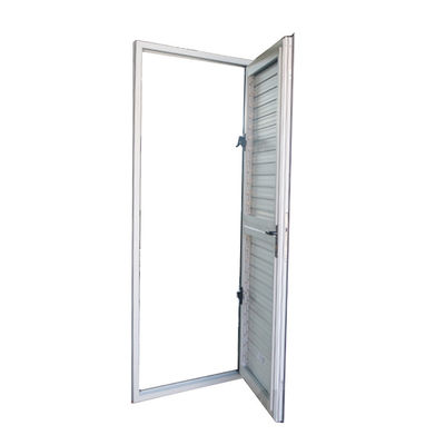 Materiale principale PVC colore bianco Upvc/pvc porta a cassa con porta unica di legno fisso
