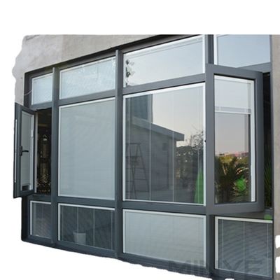 Stile di progettazione di strisce di gomma EPDM Moderno Fuscolo in alluminio Casement Finestra Foto Finestra