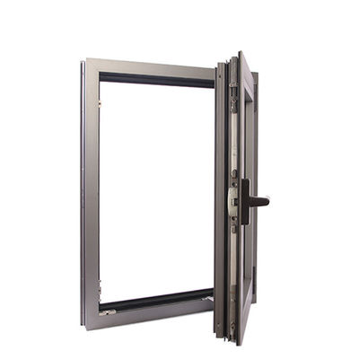 Buona tenuta termico rompere alluminio Tilt e girare finestra con doppio vetro temperato