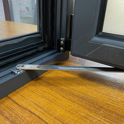 Buona tenuta termico rompere alluminio Tilt e girare finestra con doppio vetro temperato