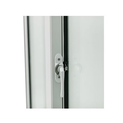 Hotel a prova di uragano 2 pista PVC doppio vetro finestre scorrevoli in colore legno