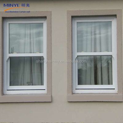 Finestra sola appesa in UPVC per balcone Isolamento antincendio Caldo in inverno e fresco in estate