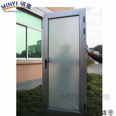 Porte in vetro resistenti al fuoco commerciali con design senza cornice elegante e superficie finita