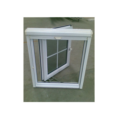Swing Open Style Aluminum Alloy Casement Window con semplice progettazione di griglie per finestre in ferro
