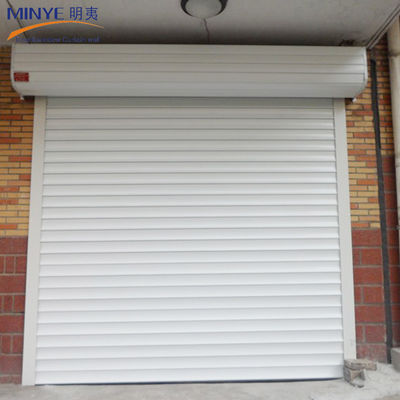 Porte di garage a rullo in alluminio automatico residenziale con comando remoto