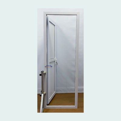 Porta a chiusura verticale in UPVC in vetro doppio temperato in stile francese per porte a chiusura in PVC