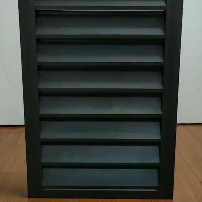 American Style Soundproof Legno Aluminio Louvers Finestre con Profilo 1.4mm