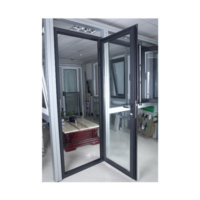 Porta a cerniera di vetro con hardware cinese e lega di alluminio