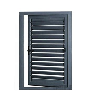 Moderno design di alluminio verticale manicotto manopola manicotto persiana finestre a prova di uragano