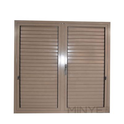 Moderno design di alluminio verticale manicotto manopola manicotto persiana finestre a prova di uragano