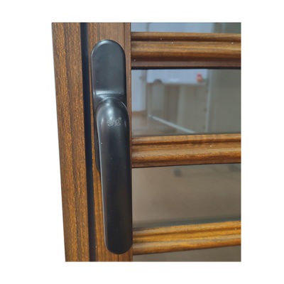 Porta di persiana in vetro in alluminio per interni e certificazione CE ISO9001