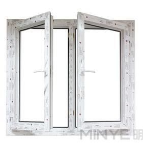 Finestra a rivestimento in UPVC a risparmio energetico con apertura a svoltare e isolamento termico