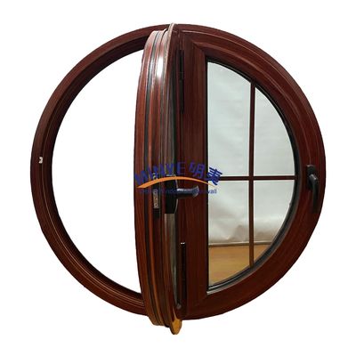 5mm-12mm vetro Spec circolo a forma di doppio pannello Swing Out Round Window Casement finestra per il flusso d'aria e estetica