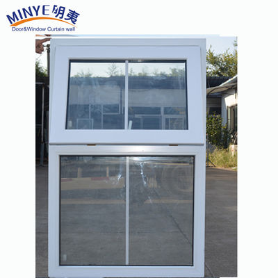 Cornice in UPVC e stile di design moderno finestrino a doppia vetrata temperata in bianco